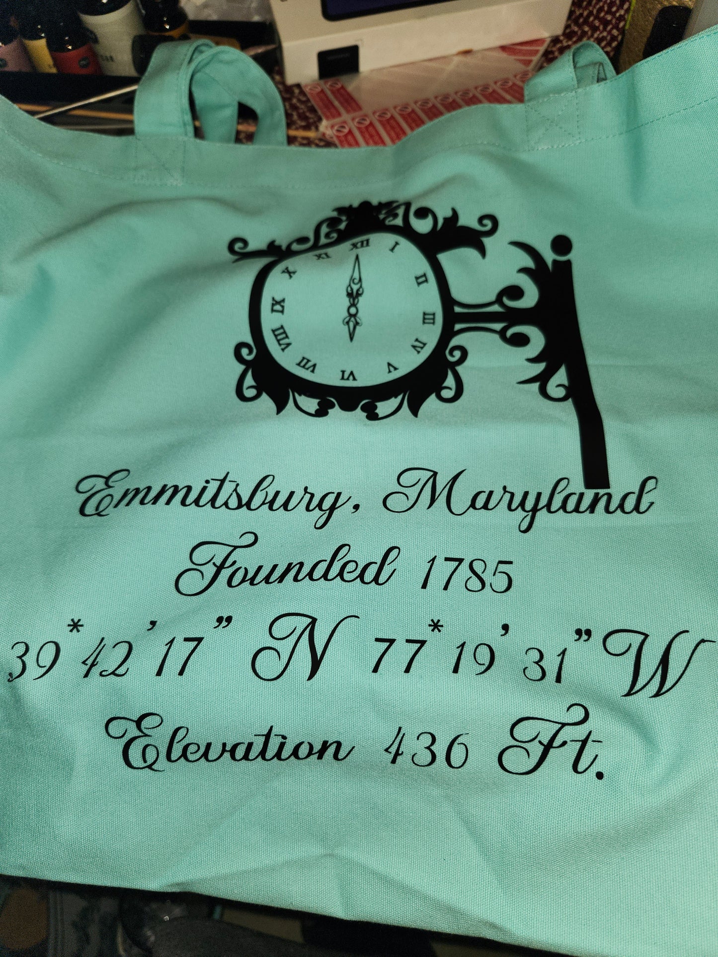 Emmitsburg, MD canvas bags